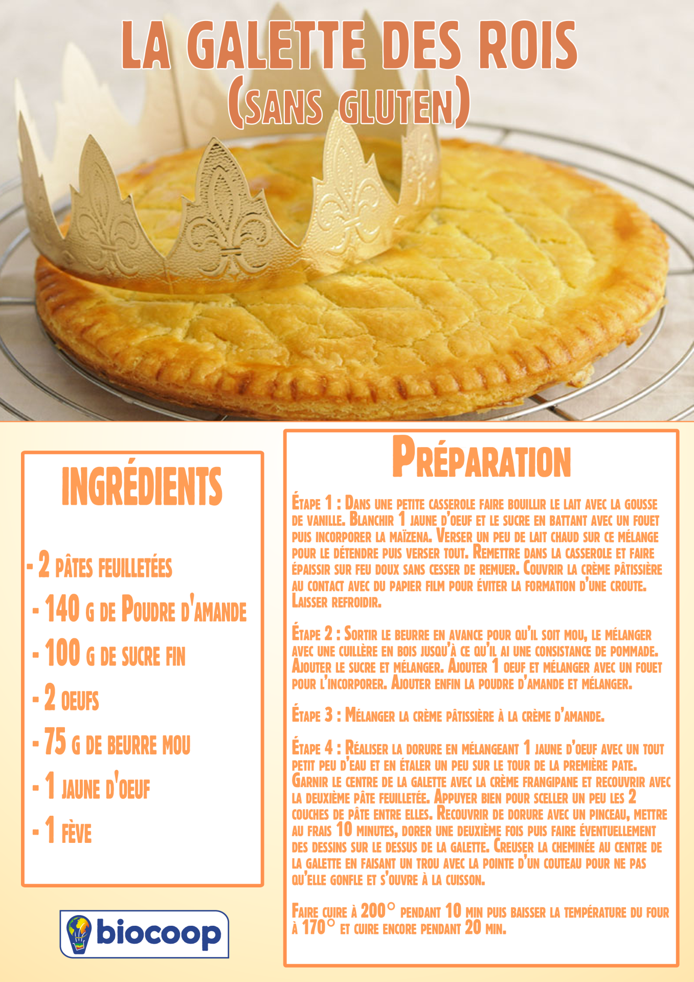 La galette des rois sans gluten La galette des rois sans gluten