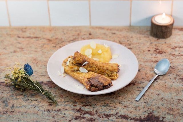 Pain perdu roulé choco-noisettes de @Chloe_Penderie Pain perdu roulé choco-noisettes de @Chloe_Penderie