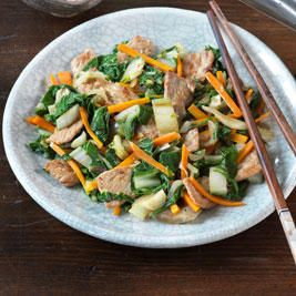 Wok de veau aux légumes Wok de veau aux légumes